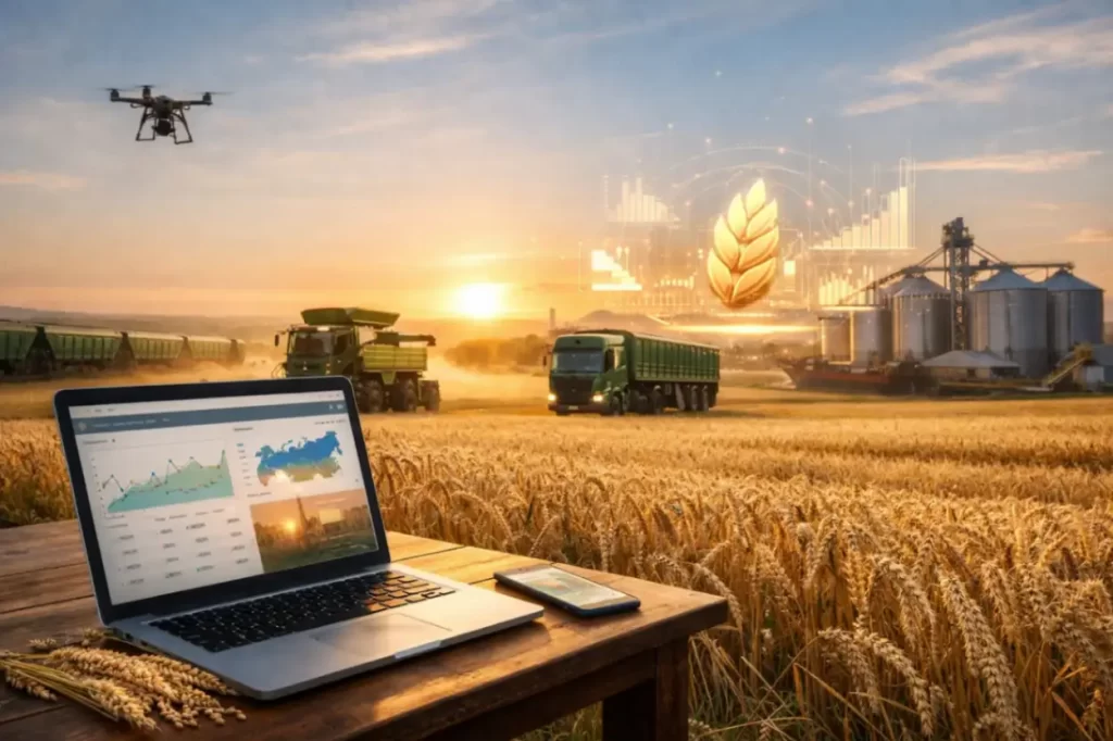 Агросиб запускает платформу рынка зерна в России